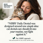 Woman hugging her cat: the NIBBY approach to daily dental care