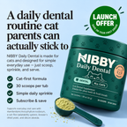 A daily dental routine cat parents can actually stick to: NIBBY Daily Dental
